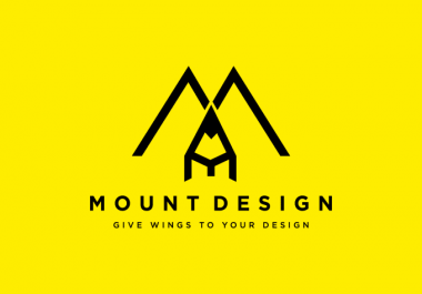 I will create a flat logo design