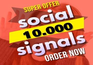 Great Top 1 Powerful Platform 10,000 SEO Social Signals Share Bookmarks Important Google Ranking