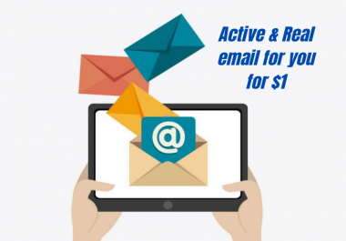 1k Active and Real USA email for you
