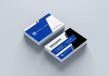 I will create professional and unique business card design