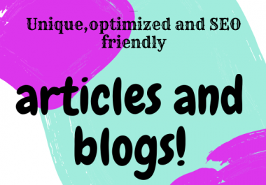 i will make a article for you on any topic