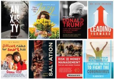 I will design an artistic book cover or ebook cover