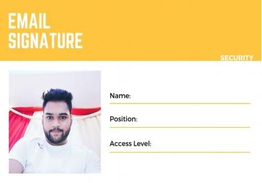 I will create clickable email signature in cheap rate