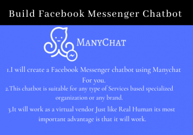I will create and build up Chatbot