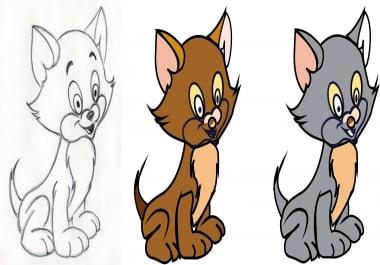 I will change your raster, jpeg, pic, image to vector