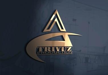 Minimalist Logo design with mock up