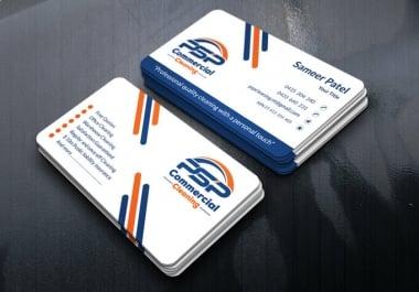 I will Design a Qualified Minimalist Unique business Card