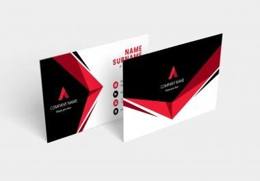 I will design business card for you