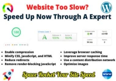 I will do complete wordpress speed optimization