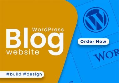 Responsive modern wordpress blog website