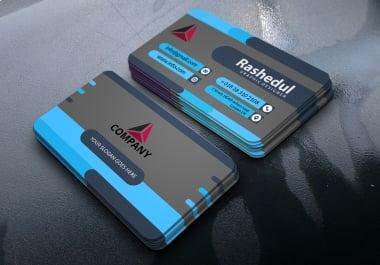 I will design Minimalist,  standard or Luxury Business card for you