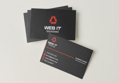 I will design luxury business card,  and unique modern business card design.