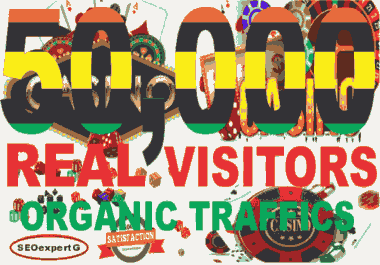REAL Active Human Traffics - 50000 TRAFFICS for Websites,  Links,  ORGANIC Targeted TRAFFICS