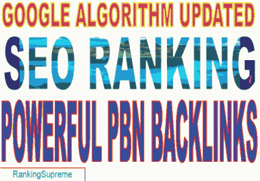 Powerful Pbn BACKLINKS - SEO Ranking,  June 2021 Google Algorithm Updated - Manually Done