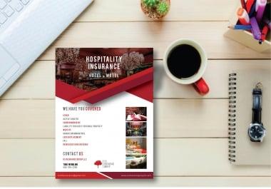 I will design professional business and corporate flyer