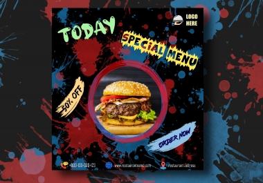 I will create attractive social media posts design.