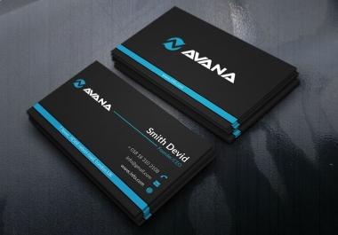 I will do creative,  simple & attractive Business card for you and your company