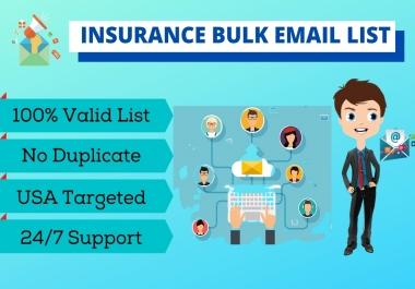 I will provide 2K insurance email list