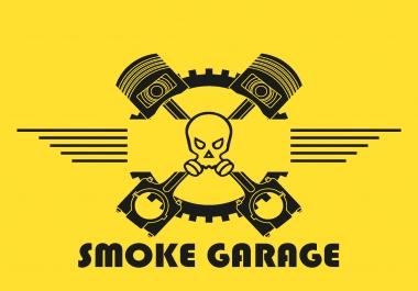 I will create a flat minimalist logo design in 24 hours