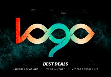 I will Design Minimalist logo,  Business logo for Brand