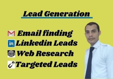 I will do collect targeted b2b Lead generation any targeted industry and location for 5