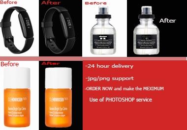 I will remove or change background from 5 photos