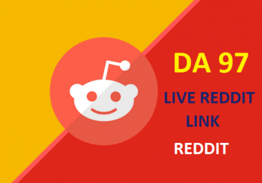 1 Extremely Strong DA97 High Quality Backlinks From Reddit