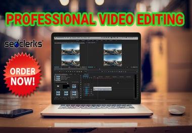 I will be your professional video editor for all time