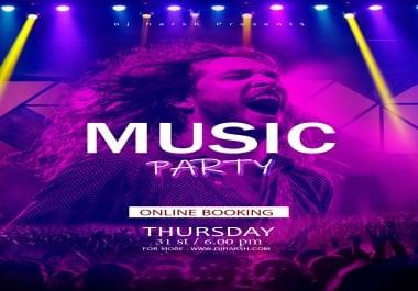 I Will design Modern poster and Flyer for your business