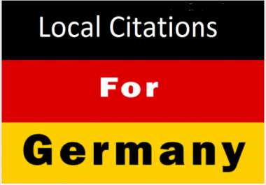 I will create 35 German local citations business listing for top google ranking