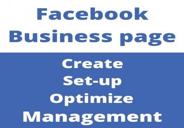 I will design a Facebook business page and SEO optimize