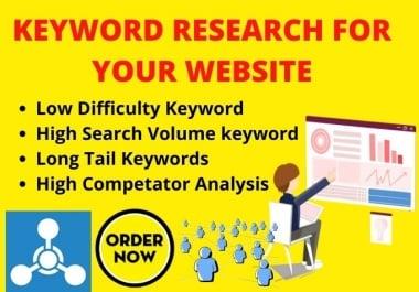 I will Research any Keyword That actually Rank