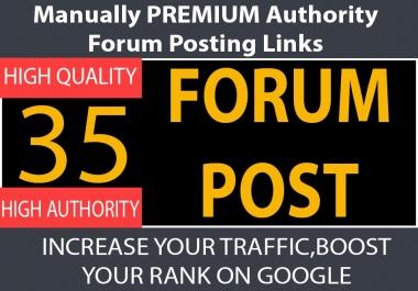Get Traffic Booster 30 Forum Post Links to Boost Google Ranking