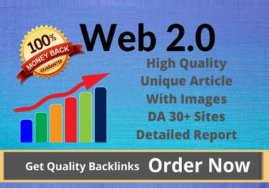 I will build 100 web 2 0 backlinks manually