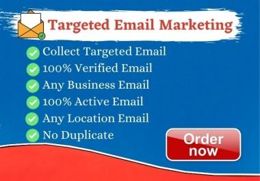 I will provide 1K USA Verified Active Email