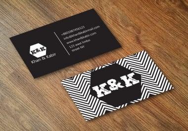 I wil make creative business card, Gold foil, Moo design