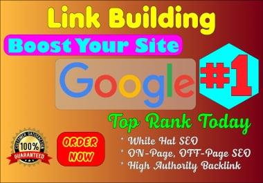I Will Boost Your Site Top Ranking on The Google