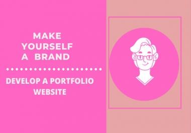 I will create a portfolio website for you and your business