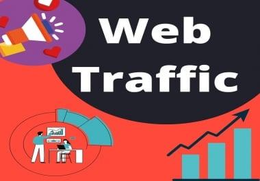 I will drive safe and organic unlimited traffic to your website