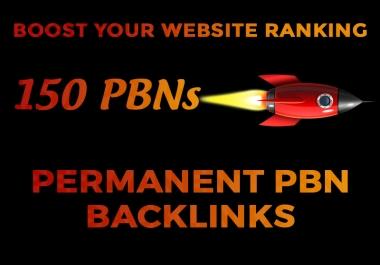 Boost Your Website With 150 PBNs Permanent HIGH Quality Backlinks