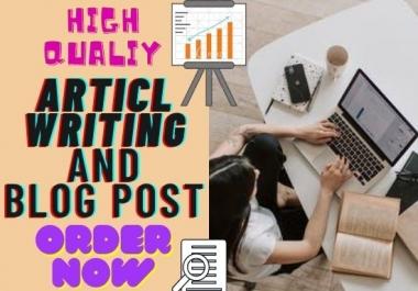 i wii Do amazing website content writing and blog post.