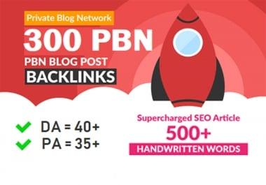 Get 300+ WEB 2.0 PBN Dofollow Backlinks DA 60+ PBN Links Increase Domain Authority in your website