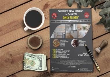 I will create professional corporate flyer