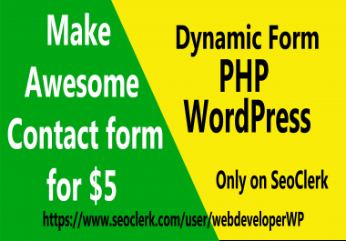 I will Make Awesome Contact Form for Your Website