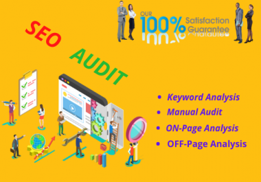 I will provide an expert SEO report AND competitor website audit