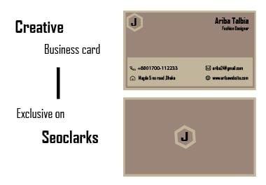 I will create luxury Business card