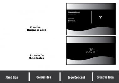 Make unique and professional business card for you