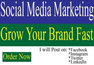 I will Advertise,  Share and Promote your Business on Social Media to Success