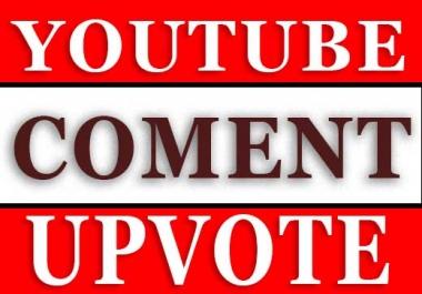 Give you 25+ Youtube video CommentUpvotes