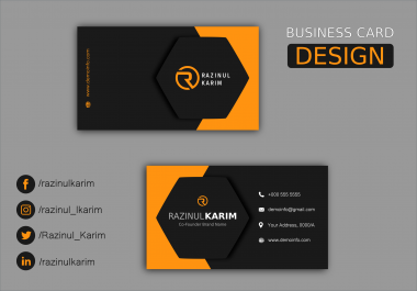 Professional Unique Premium Business Card within 12 hours